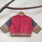 Readymade Vanasingaram Semi Embroidery Blouse- Red