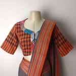Ilkal saree with blouse combination - Umbara designs 