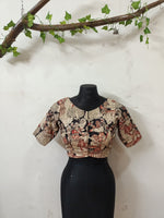 Ajanta blouse- using chanderi silk