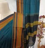 Ikal saree with black pallu