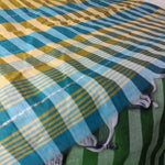 Cotton saree with striped designs