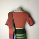 Saree blouse combo - Umbara designs bengal weaves