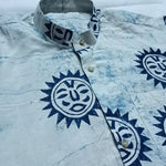 Men's shirts Indian ethnic - "INDIGO SUN”