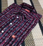 Men's shirts Indian ethnic - "BURNT MAROON"