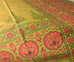 Beautiful prints all  across the saree