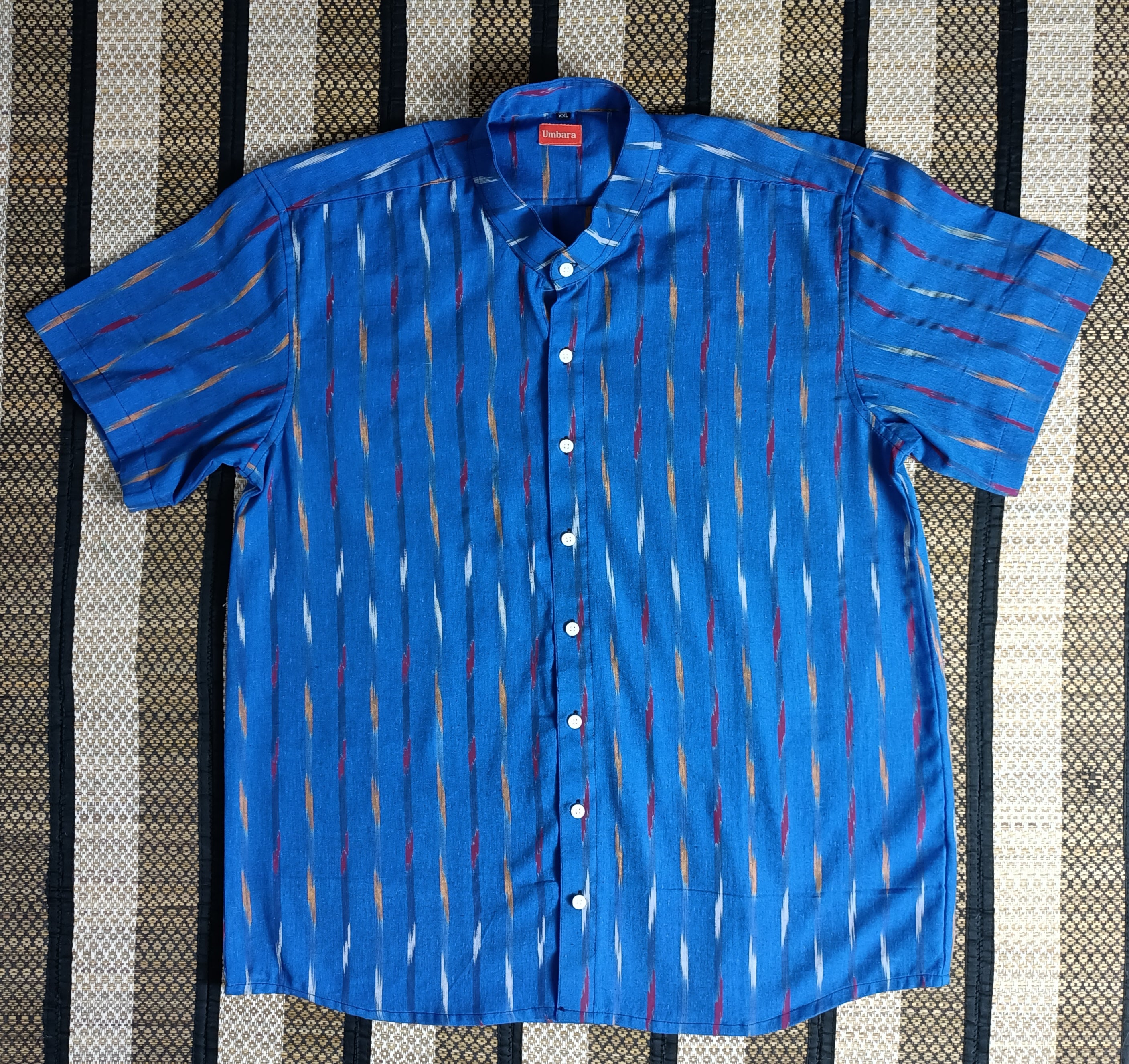 Men's shirts Indian ethnic - "AZURE"