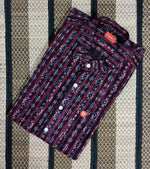 Men's shirts Indian ethnic - "BURNT MAROON"