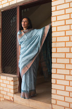 100% chinnalampattu saree with matching blouse combination