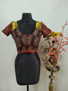 Cycle blouse - Black and red-1