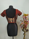 Cycle blouse - Black and red-2