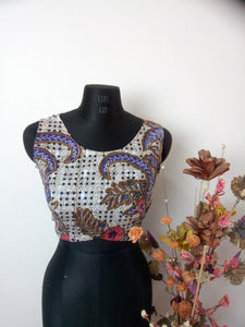 Malaysian print blouse- 7