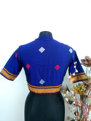 Diamond Khun blouse- Blue
