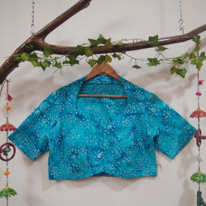 Batik blouse - Blue