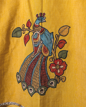 APPLIQUE embroidery Blouse - Yellow