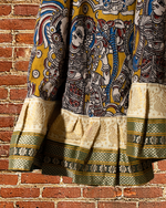 Kalamkari lehanga skirts~ yellow